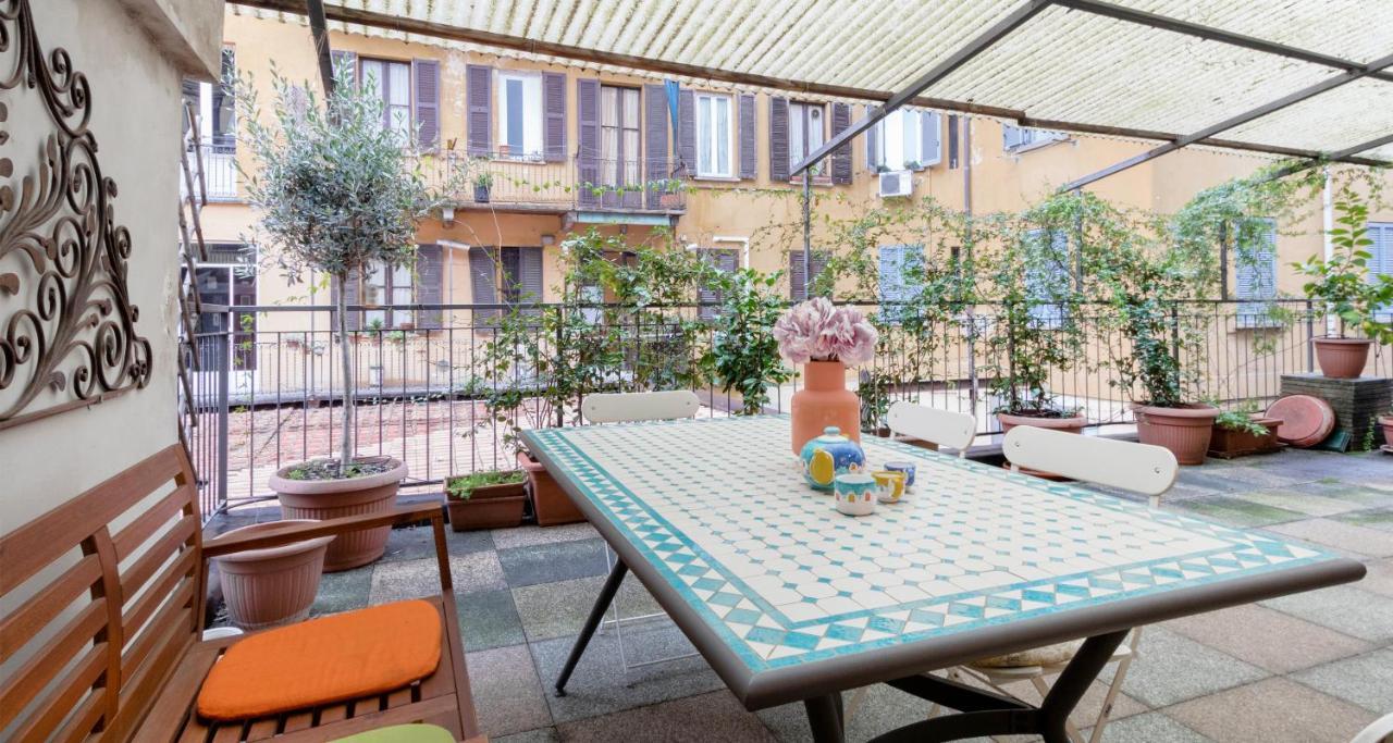 Joivy Apt For 6 With Big Terrace In Milan Centro Storico מראה חיצוני תמונה